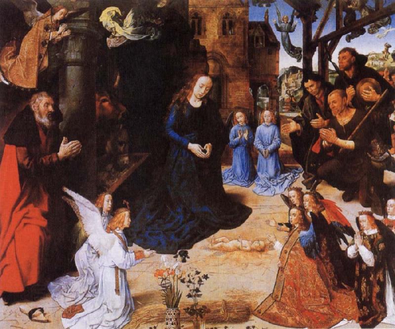 Hugo van der Goes Adoration of the Shepherds oil painting picture